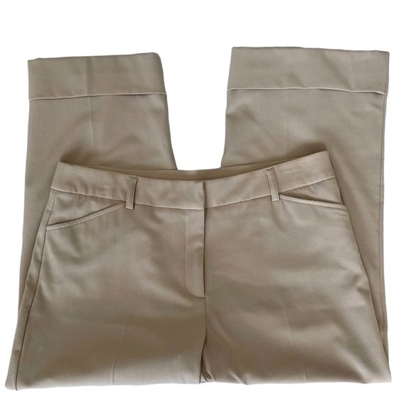 Briggs New York Capris Pants Straight Cuffed Khaki Tan Casual Neutral Size 10 - Picture 1 of 16